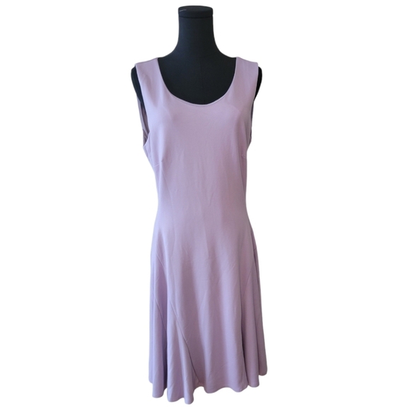 NWT WHBM Lilac Sleeveless Fit and Flare Dress Size 10 - Picture 1 of 4